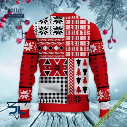 Sheffield United Ugly Christmas Sweater, Christmas Jumper