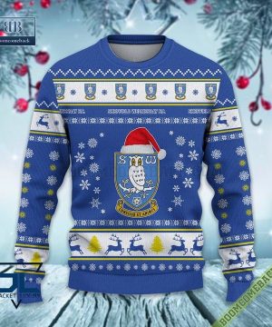 Sheffield Wednesday FC Trending Ugly Christmas Sweater