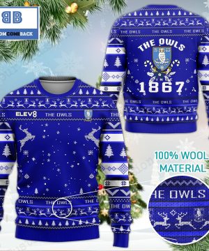 Sheffield Wednesday FC Since 1867 3D Christmas Ugly Sweater