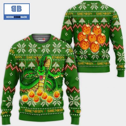 Shenron Dragon Ball Anime Christmas 3D Sweater