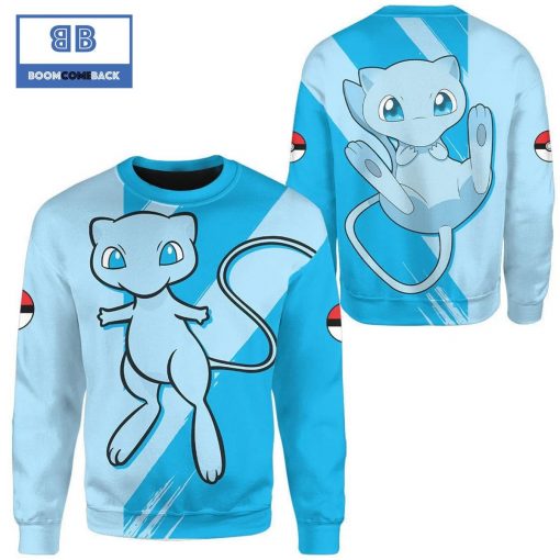 Shiny Mew Pokemon Anime 3d Sweatshirt