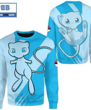 shiny mew pokemon anime 3d sweatshirt 3 PiwsW