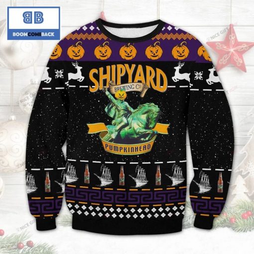 Shipyard Pumpkinhead Beer Christmas 3D Sweater