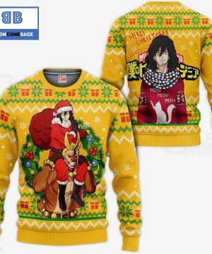 Shota Aizawa And All Might My Hero Academia Anime Christmas 3D Sweater