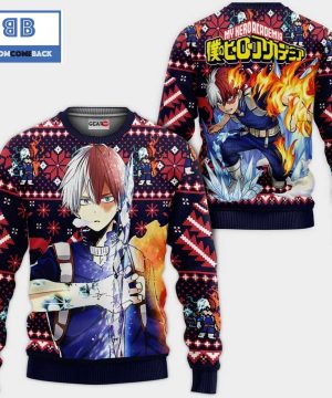 Shoto Todoroki My Hero Academia Anime Christmas 3D Sweater