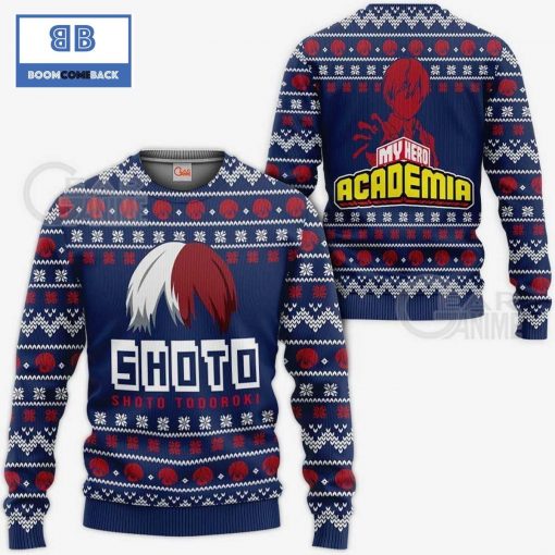 Shoto Todoroki My Hero Academia Anime Ugly Christmas Sweater