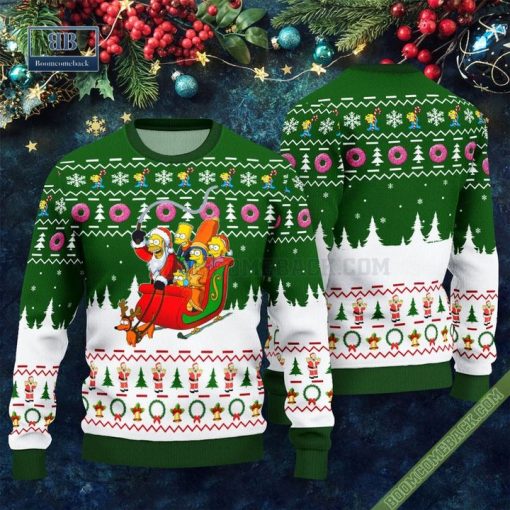 Simpson Family Ugly Christmas Sweater