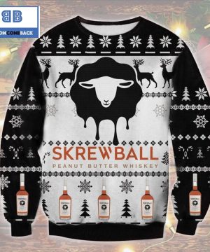 Skrewball Peanut Butter Whiskey Ugly Christmas Sweater