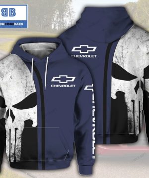 skull chevrolet black navy blue 3d hoodie 2 ojghb