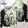 Skull Cthulu Stihl Black Green 3D Hoodie