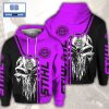 Skull Cthulu Stihl Black Pink 3D Hoodie