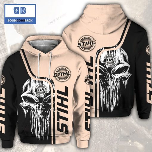 Skull Cthulu Stihl Black Skin Color 3D Hoodie