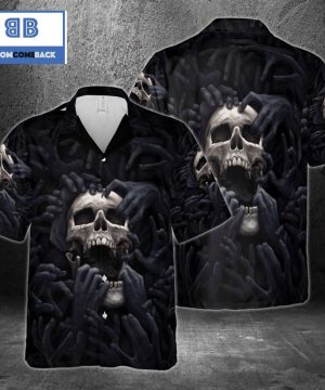 skull love darkness amazing hawaiian shirt 3