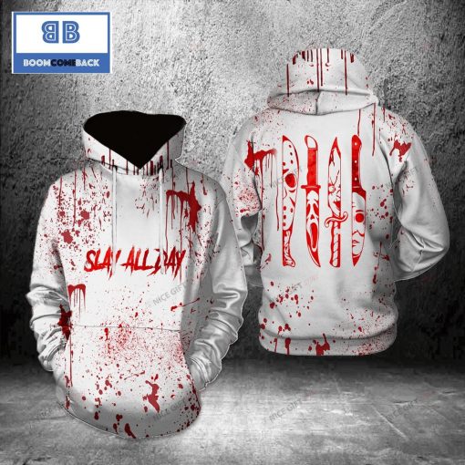 Slay All Day Halloween 3D Hoodie