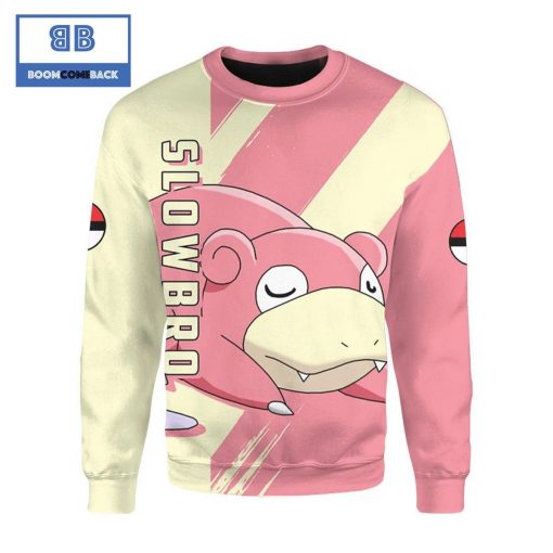 Slowbro Pokemon Anime Christmas 3D Sweatshirt