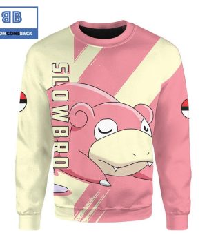 slowbro pokemon anime christmas 3d sweatshirt 3 v0dZD