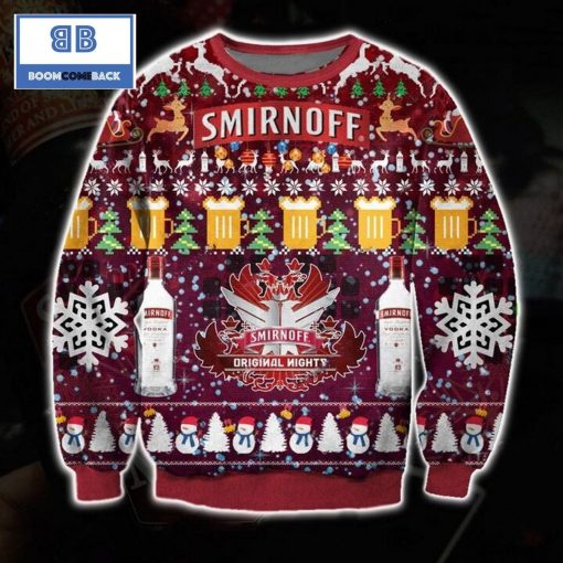 Smirnoff Vodka 3D Knitted Sweater