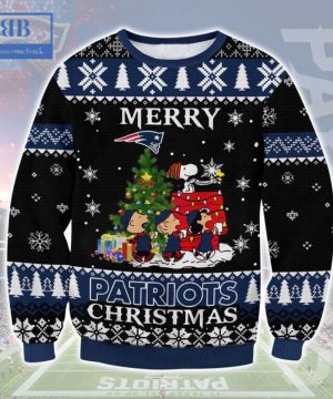 Snoopy Merry Patriots Christmas Ugly Christmas Sweater