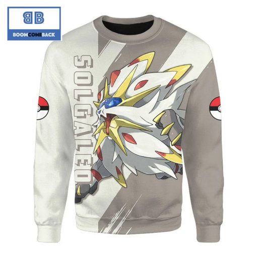 Solgaleo Legendary Pokemon Anime Christmas 3D Sweatshirt