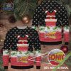 Pizza Hut Santa Claus Ugly Christmas Sweater