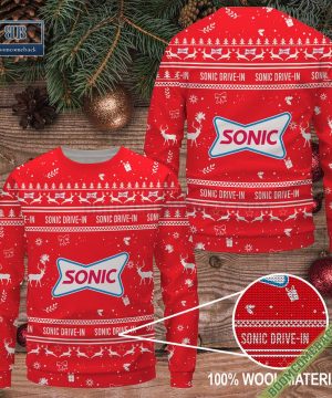 Sonic Drive-In Ugly Christmas Sweater