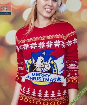 Sonic the Hedgehog Merry Christmas Sweater Jumper