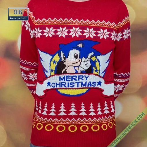 Sonic the Hedgehog Merry Christmas Sweater Jumper