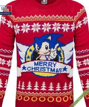 sonic the hedgehog merry christmas sweater jumper 5 6UwP8