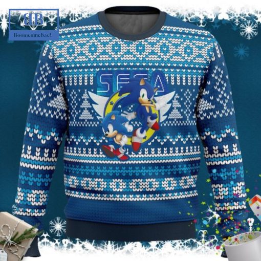 Sonic The Hedgehog Sega Ugly Christmas Sweater