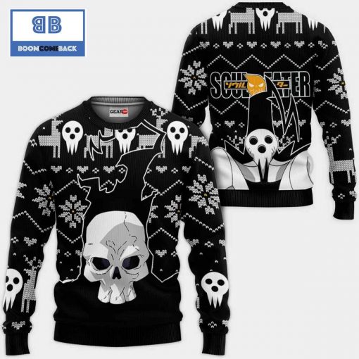 Soul Eater Death Anime Christmas 3D Sweater