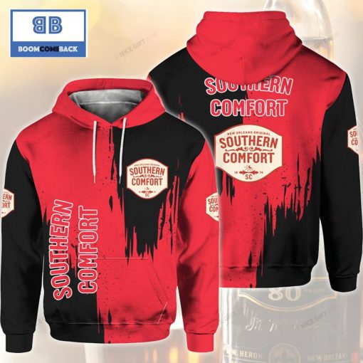 Southern Comfort Black And Red 3D Hoodie