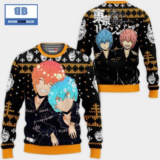 Souya And Nahoya Kawata Tokyo Revengers Anime Ugly Christmas Sweater