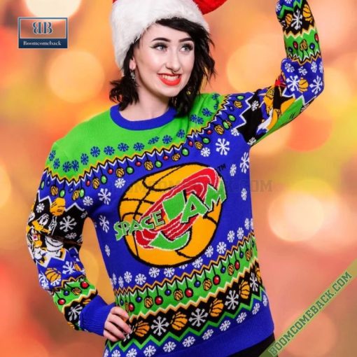 Space Jam 3D Ugly Christmas Sweater Gift For Adult And Kid