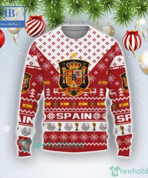 Spain National Football Team World Cup 2022 Qatar Style 1 Ugly Christmas Sweater