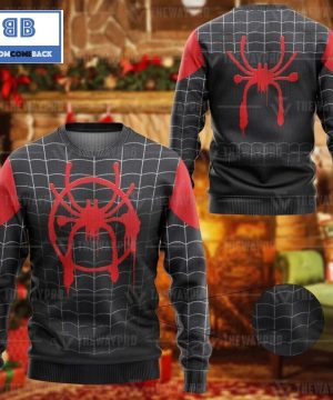 Spider Man Into The Spider Verse Miles Suit Custom Imitation Knitted Christmas 3d Sweater