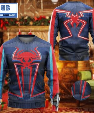 spider man miles 2099 suit custom imitation knitted christmas 3d sweater 3 eKfbE