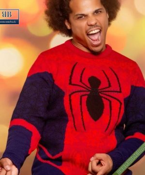 Spider-Man Red Blue Ugly Christmas Sweater