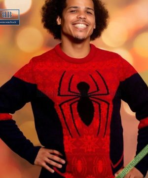 Spider-Man Red Blue Ugly Christmas Sweater