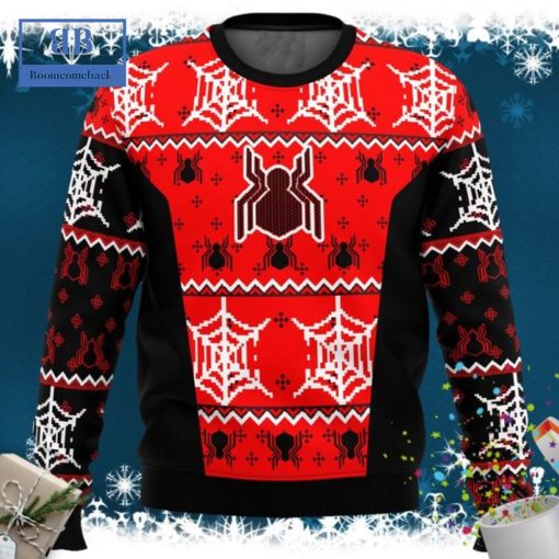 Spider Man Symbol Web Ugly Christmas Sweater