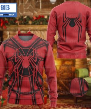 Spider Man The Human Spider Custom Imitation Knitted Christmas 3d Sweater