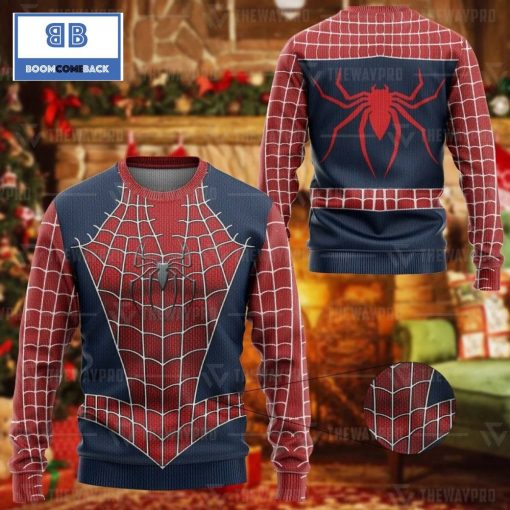 Spider Man V3 Raimi Custom Imitation Knitted Christmas 3d Sweater