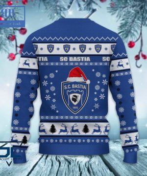 sporting club di bastia santa hat ugly christmas sweater 5 snBKd