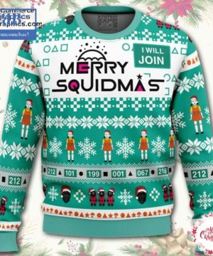 Squid Game Merry Squidmas Ugly Christmas Sweater