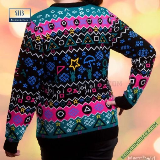 Squid Game Merry Squidmas Ugly Christmas Sweater