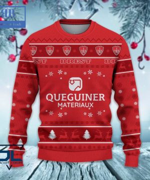 Stade Brestois 29 Santa Hat Ugly Christmas Sweater