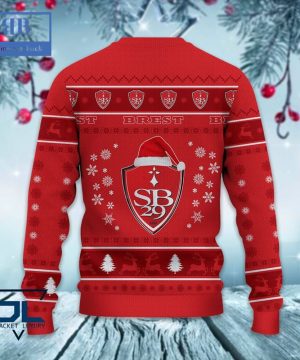 stade brestois 29 santa hat ugly christmas sweater 5 sEALg