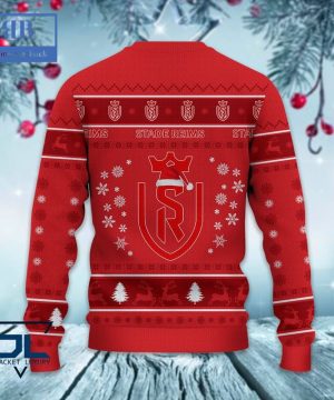 stade de reims santa hat ugly christmas sweater 5 d516r