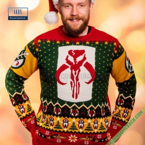 Star Wars Mandalorian Ugly Christmas Sweater