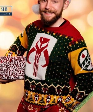 Star Wars Mandalorian Ugly Christmas Sweater