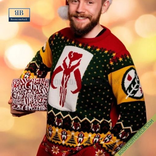 Star Wars Mandalorian Ugly Christmas Sweater